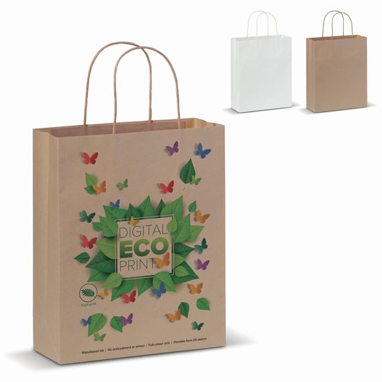 Kraftpapiertüte 90g/m² 22x10x31cm