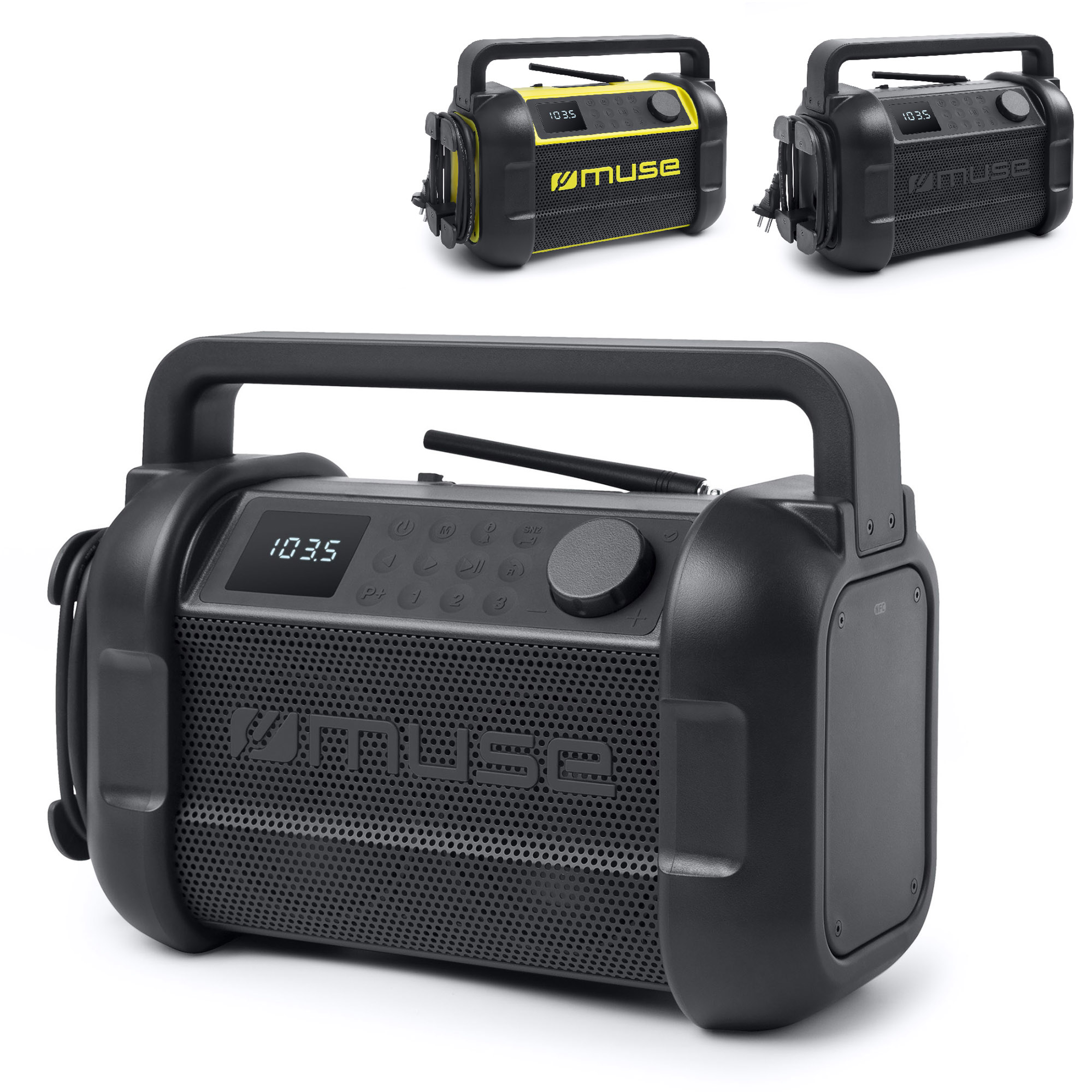 Muse arbeitsradio mit bluetooth 20W mit FM-Radio