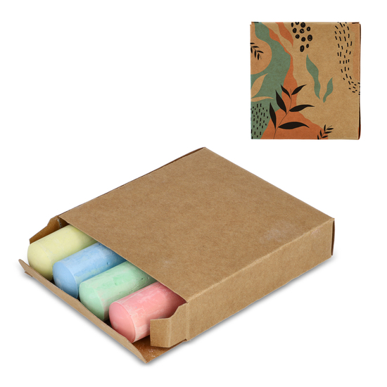 Straßenmalkreide in Kraftkarton