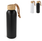 Wasserflasche mit Bambusdeckel 600ml