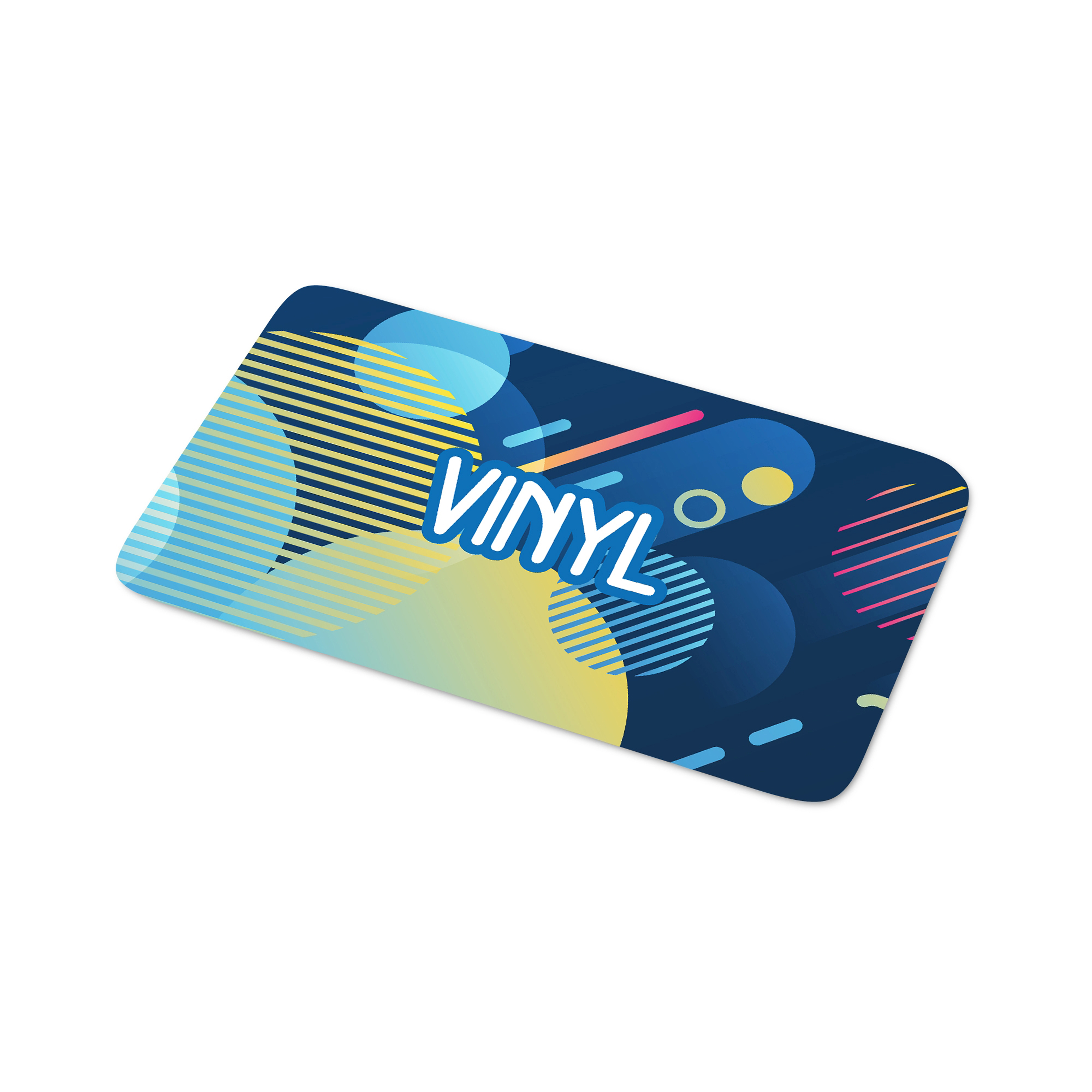 Vinyl Sticker Rechteck 50x20mm