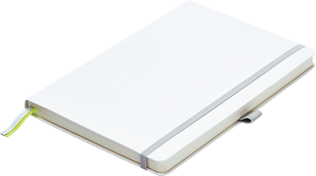 Notizbuch Softcover white A5