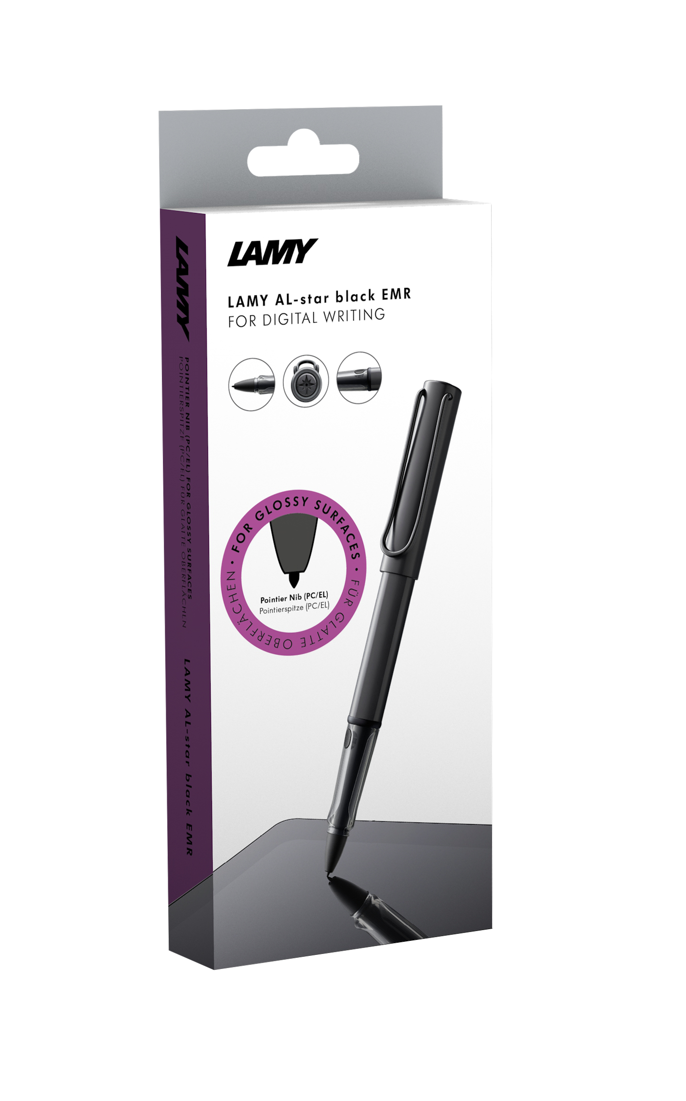Digital Writing LAMY safari twin pen all black EMR all-black EMR PC/EL Pointier