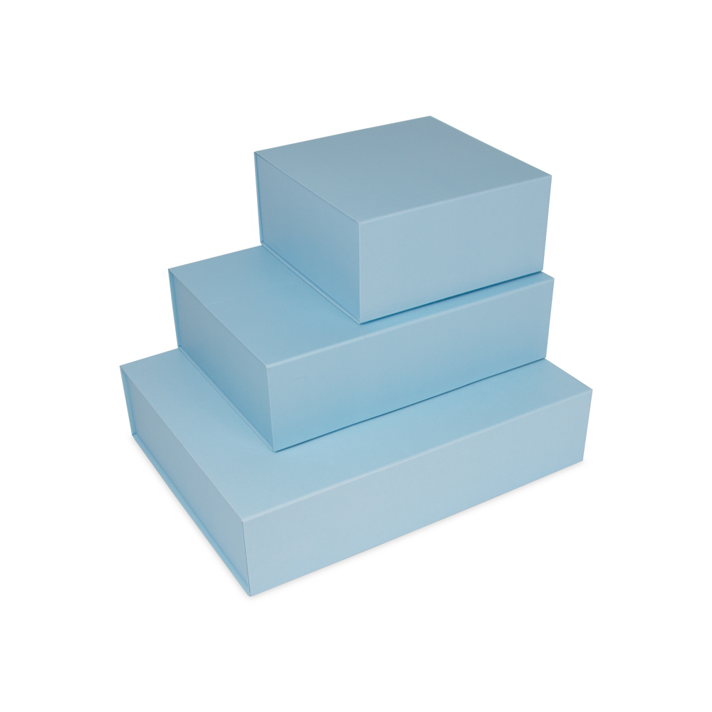 Luxus Magnetfaltkartonagen VPD139 42,5 x 33,3 x 9,7 cm hellblau