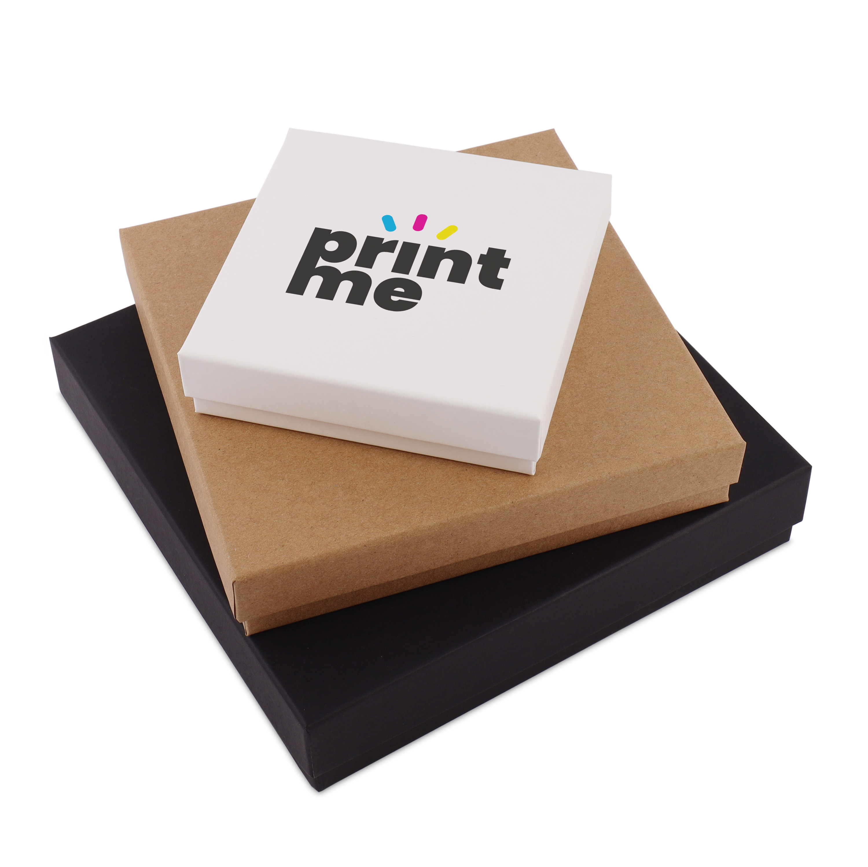 Stülpdeckel Kartonage  VPL005 12 x 12+3 cm  braun