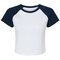 BL1201 Bella Women´s Micro Rib Raglan Baby Tee