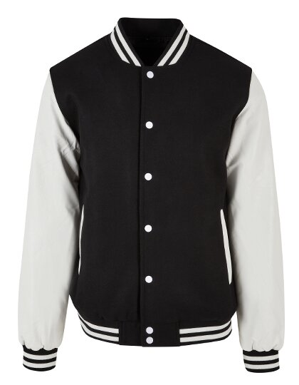 BY269 Build Your Brand Oldschool College Jacket