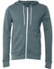 Unisex Zip-Up Poly-Cotton Fleece Hoodie