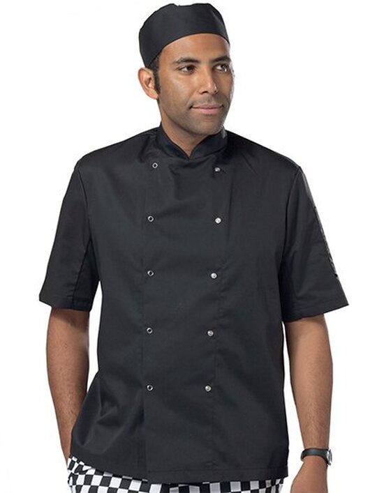 DL008S Short Sleeve Snap Stud Fastening Jacket