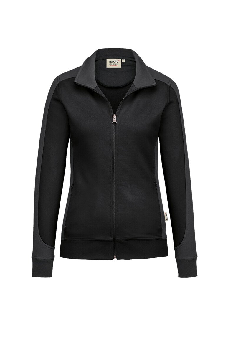 HAKRO Damen Sweatjacke Contrast Mikralinar® NO. 277