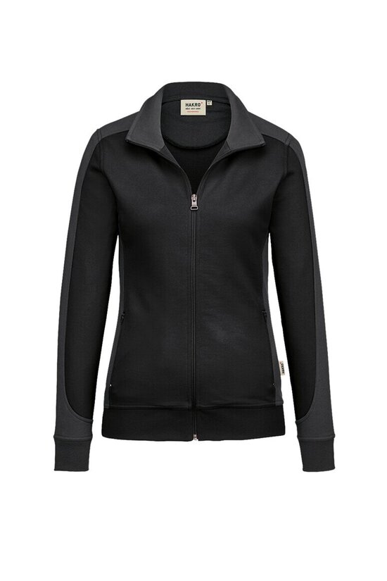 HAKRO Damen Sweatjacke Contrast Mikralinar® NO. 277