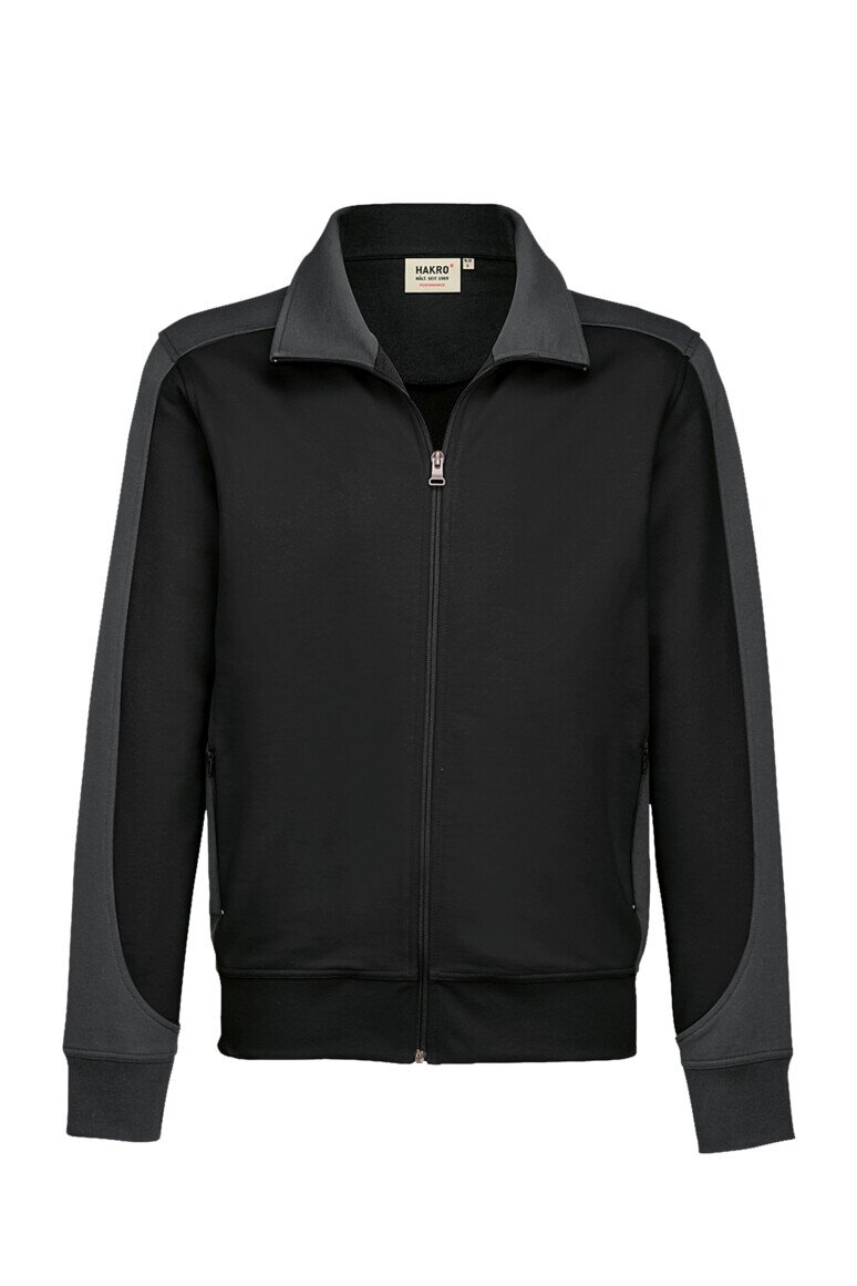 HAKRO Sweatjacke Contrast Mikralinar® NO. 477