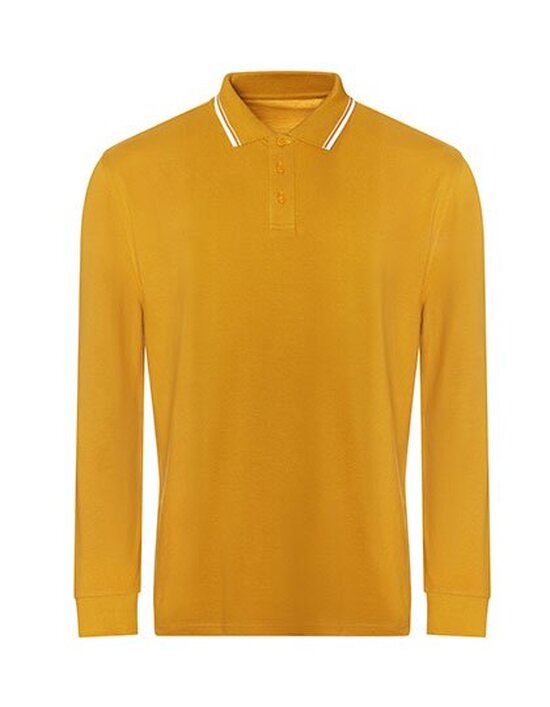 JP103 Long Sleeve Tipped 100 Polo