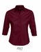 Ladies` Stretch-3/4-Sleeve Blouse Effect