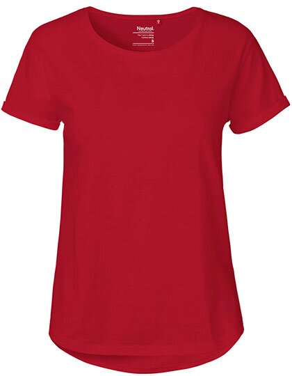 Ladies` Roll Up Sleeve T-Shirt
