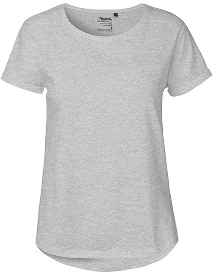 Ladies` Roll Up Sleeve T-Shirt