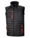 Black Compass Padded Soft Shell Gilet