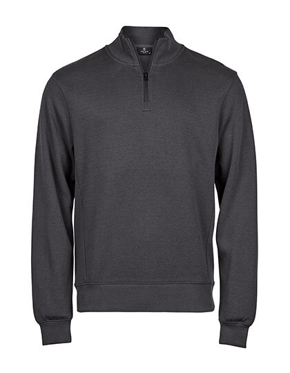 TJ5506 Tee Jays Ribbed Interlock Half Zip