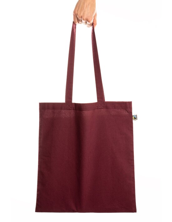 Baumwolltasche, Fairtrade-Baumwolle, lange Henkel