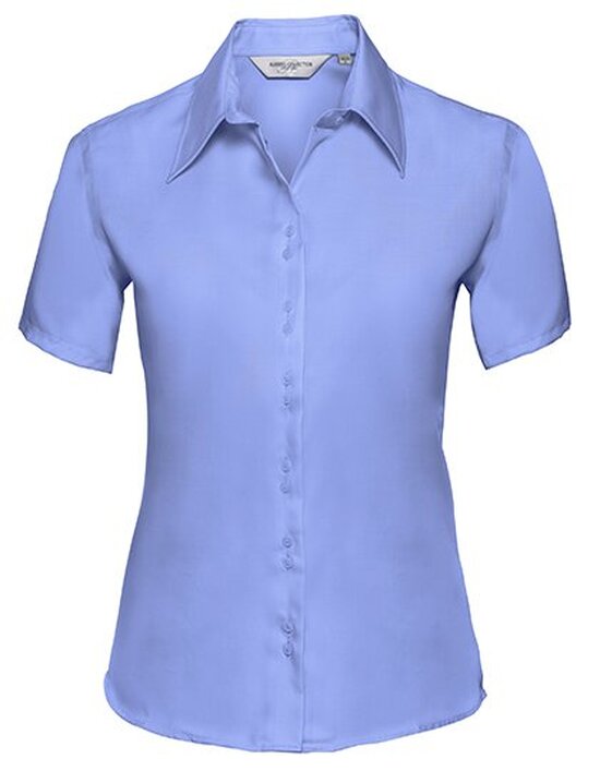 Ladies` Short Sleeve Tailored Ultimate Non-Iron Shirt
