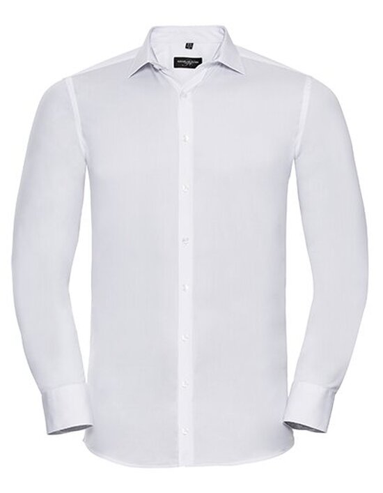 Men`s Long Sleeve Fitted Ultimate Stretch Shirt