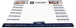 Schreibunterlage - "Vorsicht: Auslaufartikel!"